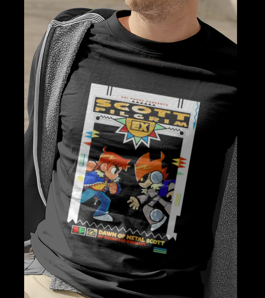 Scott Pilgrim Oni Press Bryan Lee O'Malley Damns Of Nega Scott T-Shirt