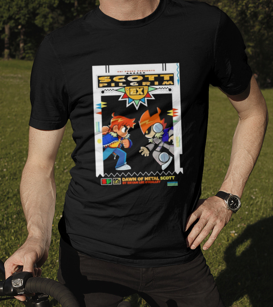 Scott Pilgrim Oni Press Bryan Lee O'Malley Damns Of Nega Scott T-Shirt