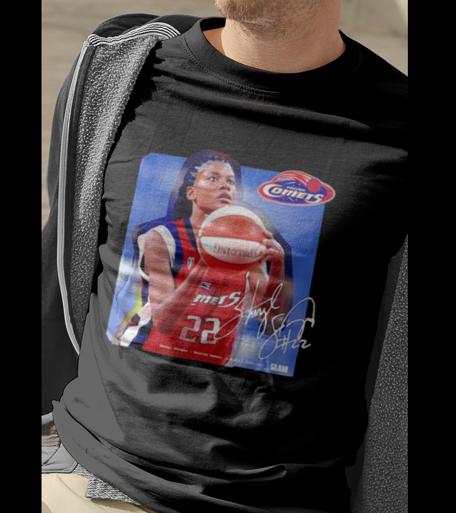 Sheryl Swoopes Houston Comets SLAM WNBA Legends 22 Spalding Basketball T-Shirt