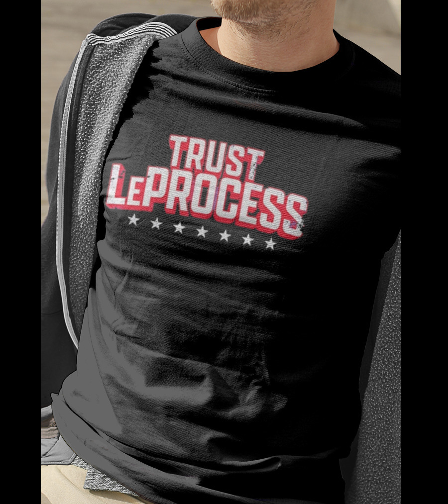Trust LeProcess Basketball Phrase With Stars T-Shirt