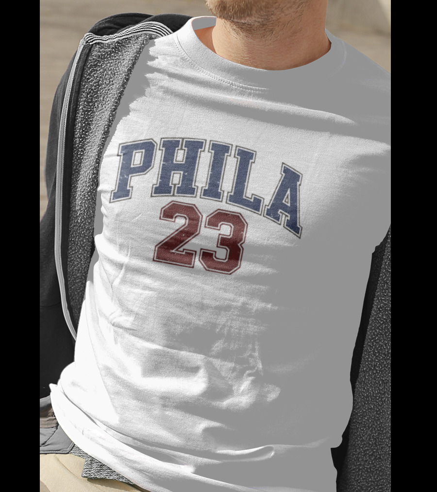 Phila 23 LeBron James Philadelphia 76ers NBA 2026 T-Shirt