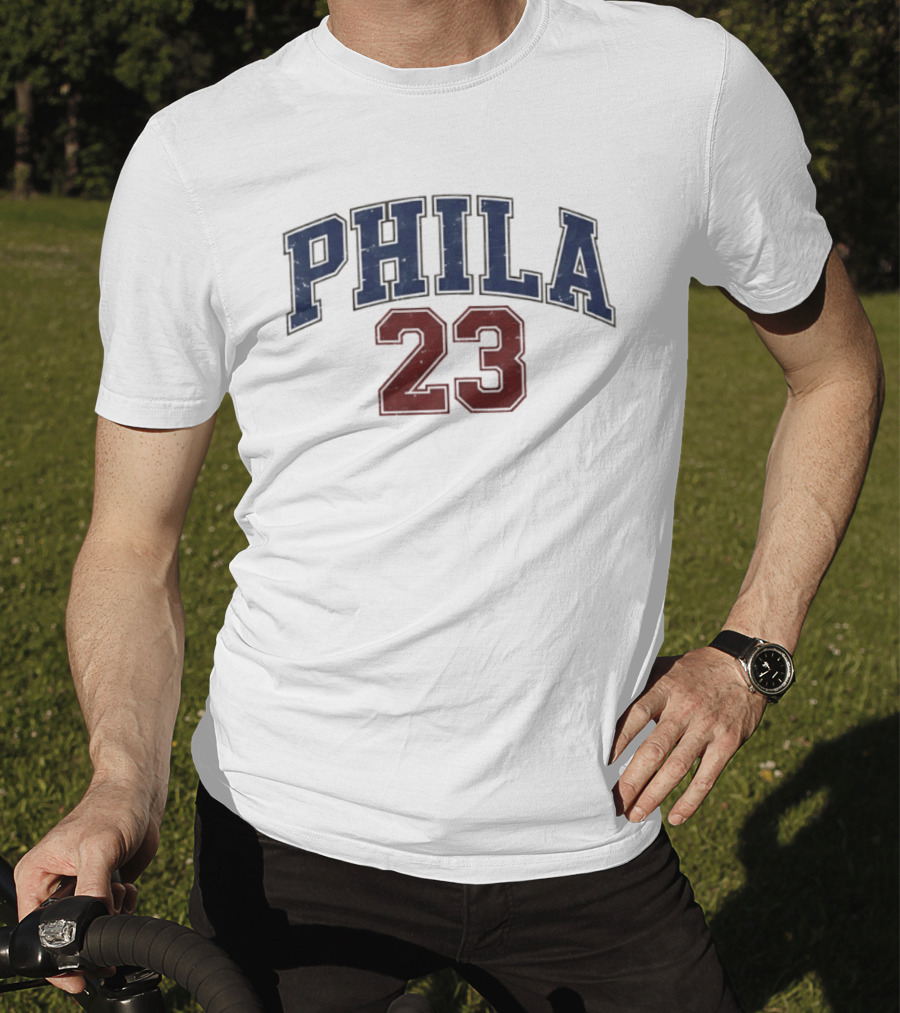 Phila 23 LeBron James Philadelphia 76ers NBA 2026 T-Shirt