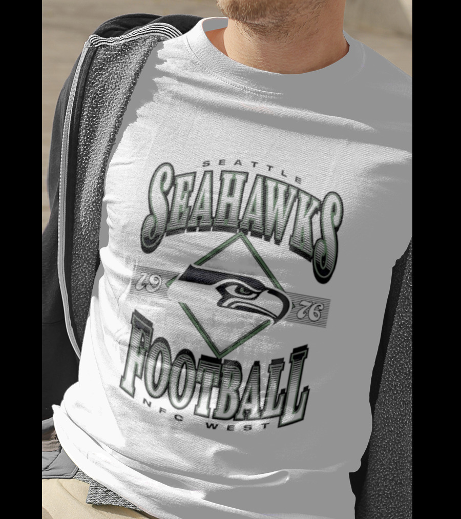 Seahawks 1976 Football NFC West T-Shirt