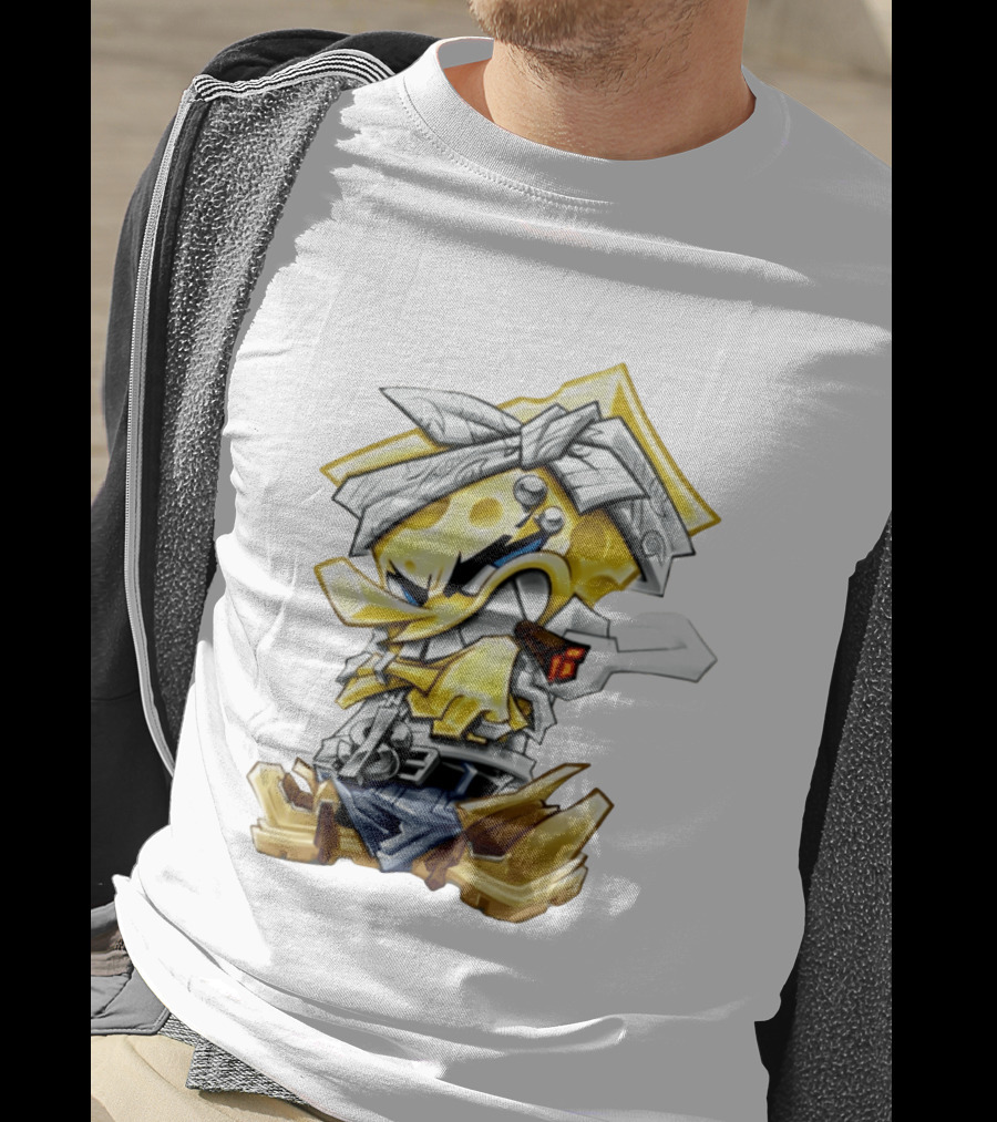 Sponge Squarepants Gangster Bandana Style Graffiti T-Shirt