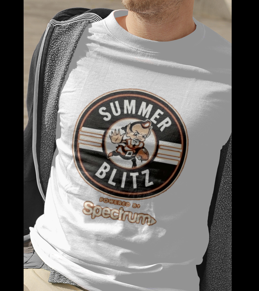 Summer Blitz Browns Powered By Spectrum T-Shirt
