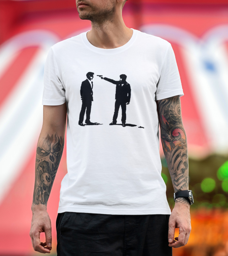 Infernal Affairs Hong Kong Crime Drama Iconic Confrontation Scene T-Shirt