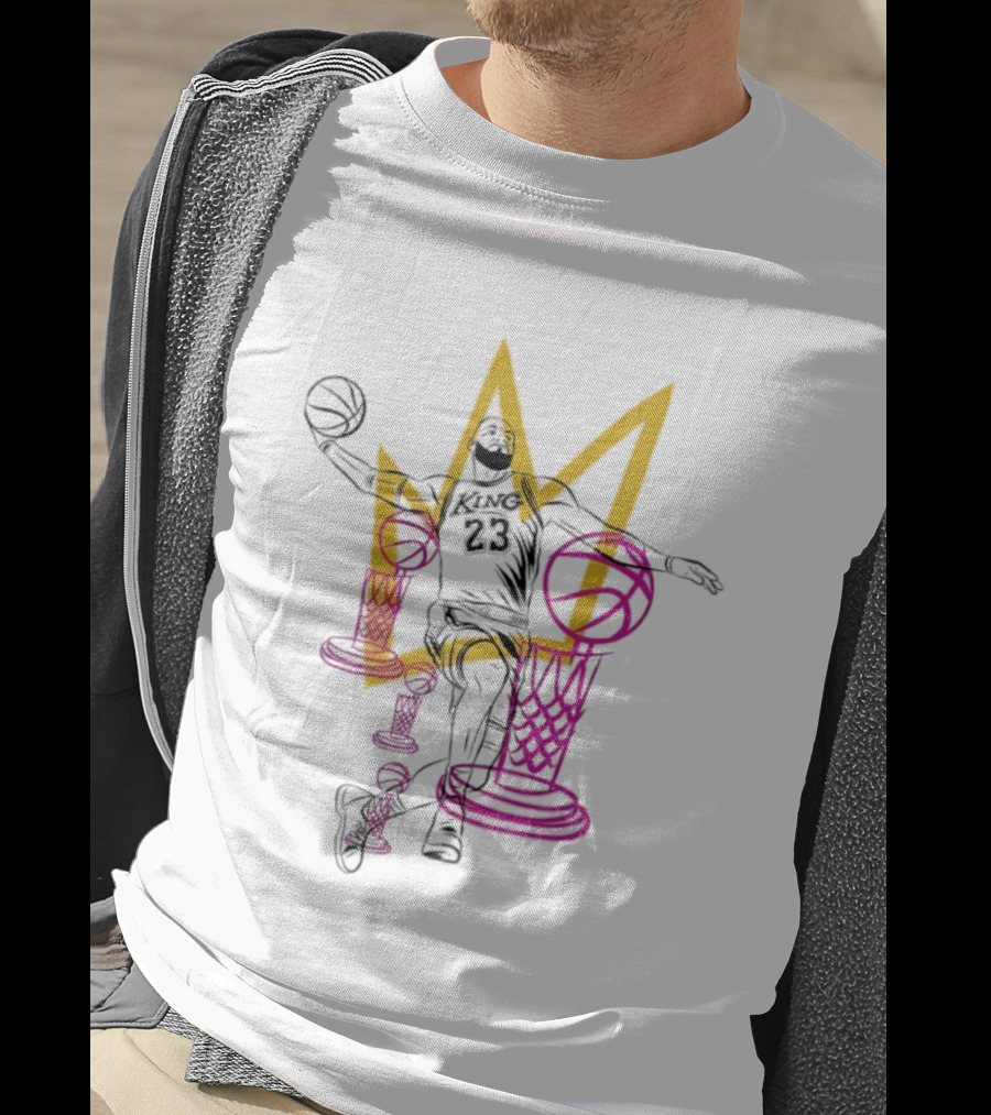LeBron James King Of 23 Philadelphia Sixers 2026 T-Shirt
