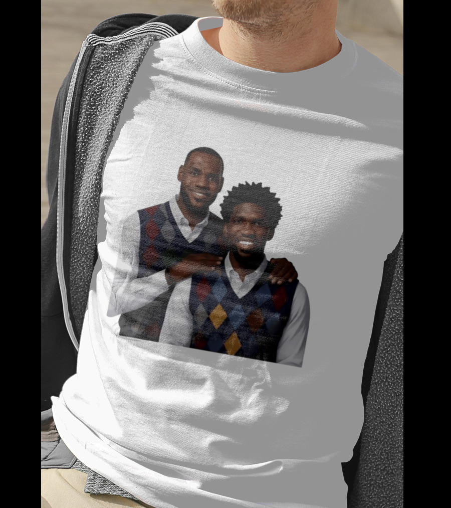Lebron James Joel Embiid Philadelphia 76ers Step Brothers Crossover NBA Comedy T-Shirt