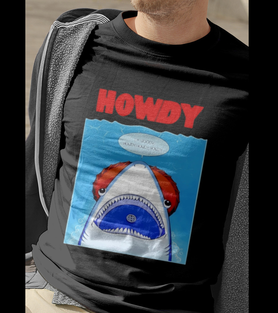 Howdy I'm Woody Shark Howdy Howdy Howdy Toy Story Mashup T-Shirt