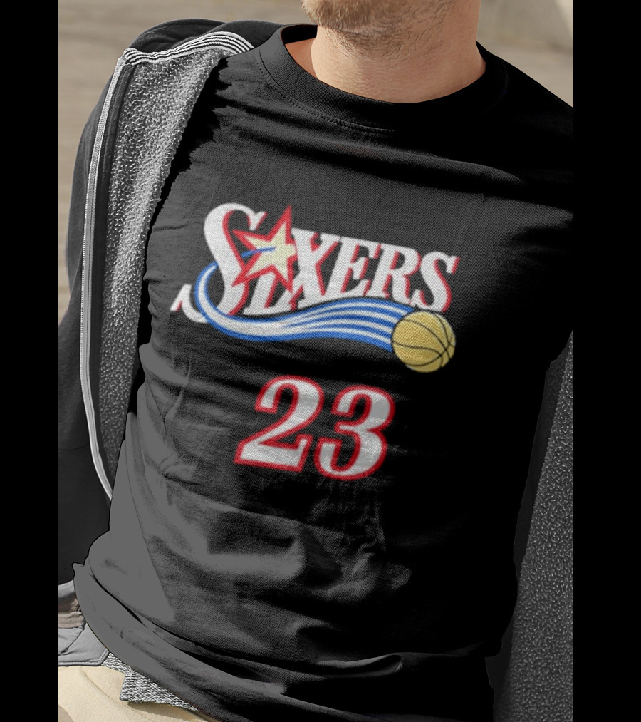 Sixers Basketball Star 23 T-Shirt