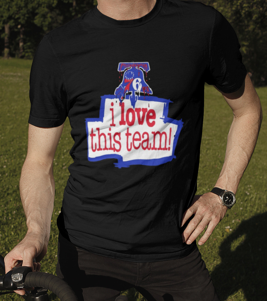 I Love This Team Philadelphia 76ers Basketball 23 LeBron James T-Shirt