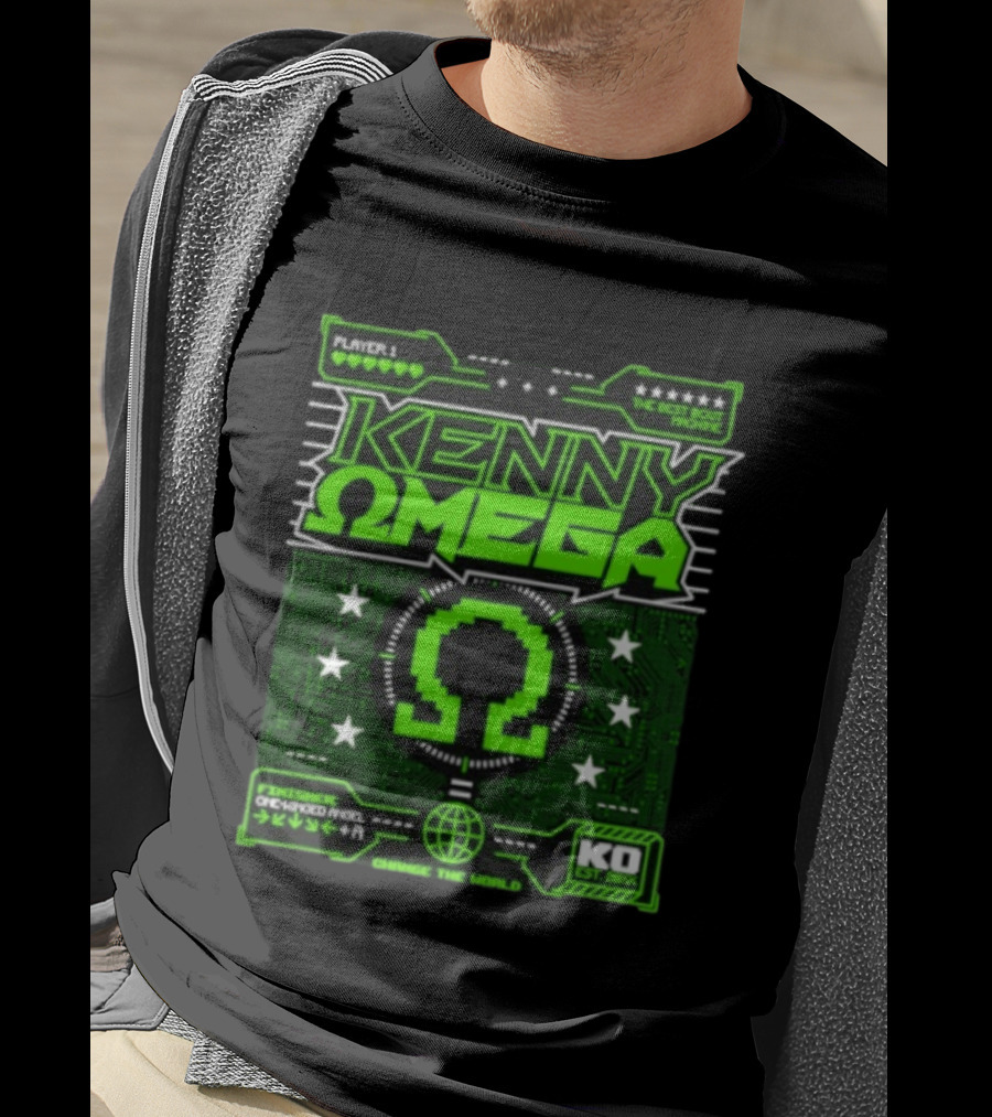 Kenny Omega Player 1 The Best Bout Machine One Winged Angel KO Change The World T-Shirt
