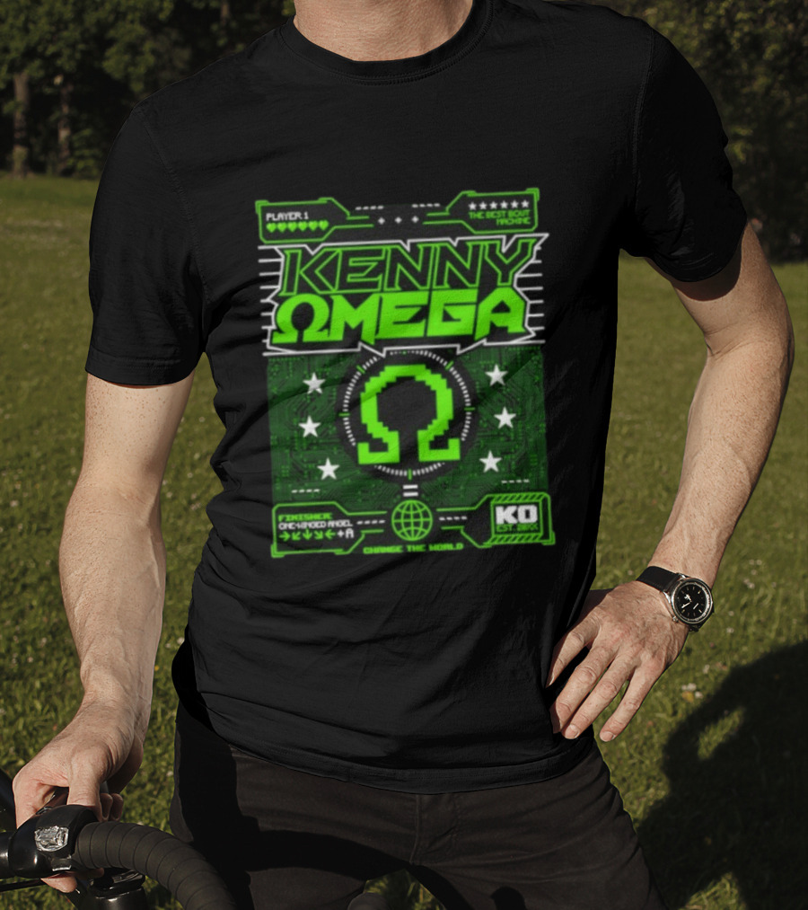 Kenny Omega Player 1 The Best Bout Machine One Winged Angel KO Change The World T-Shirt
