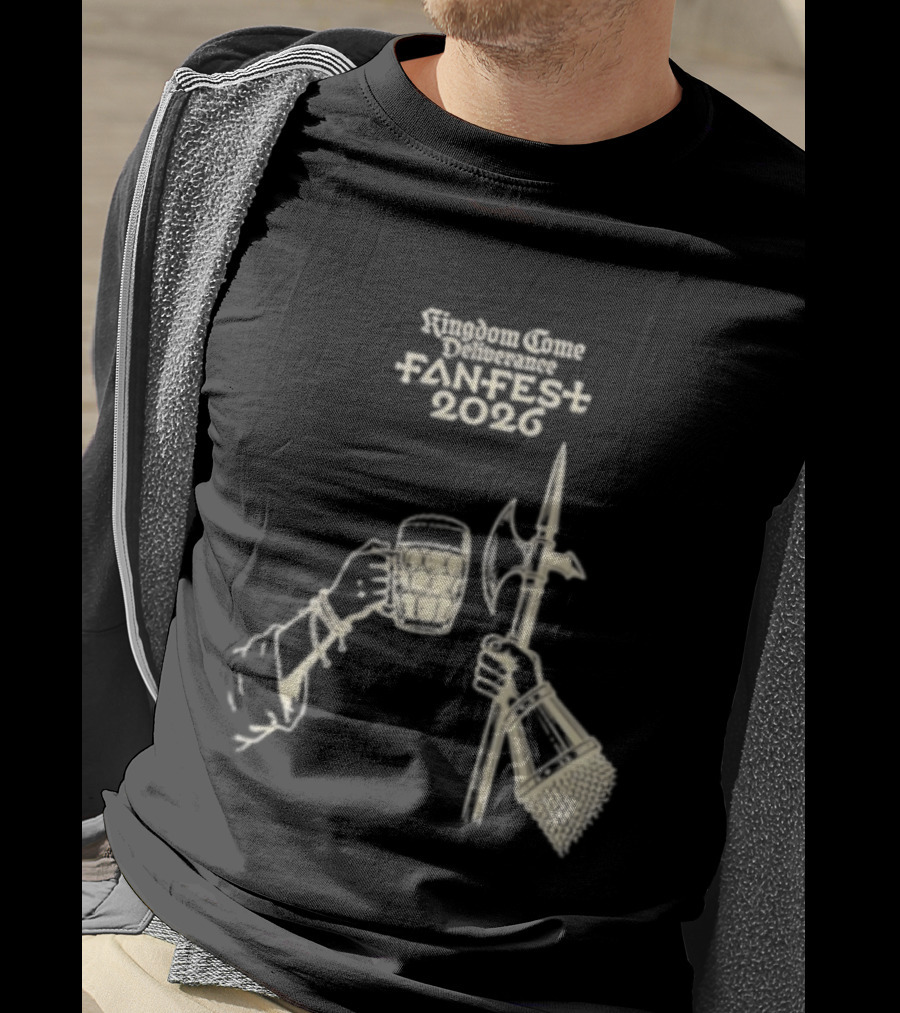 Kingdom Come Deliverance Fanfest 2026 RPG And Axe Celebration T-Shirt