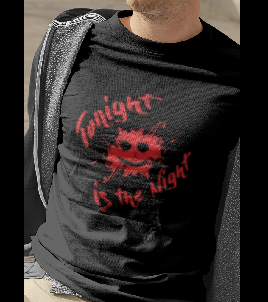 Tonight Is The Night Dexter He's Got Some Killer Rules 2 Sided Smiley Blood Splatter T-Shirt