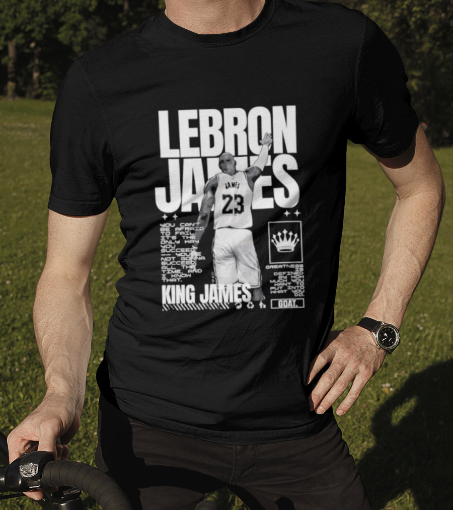LeBron James Philadelphia 76ers King James NBA Goat 2026 23 T-Shirt