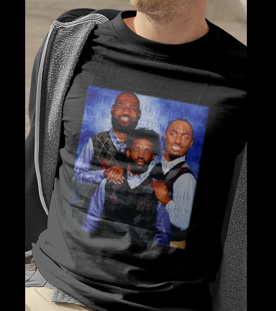 LeBron James Tyrese Maxey Joel Embiid Step Brothers Philadelphia Basketball T-Shirt