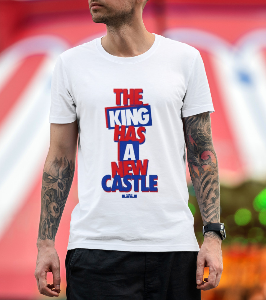 The King Has A New Castle LeBron James Philadelphia 76ers T-Shirt
