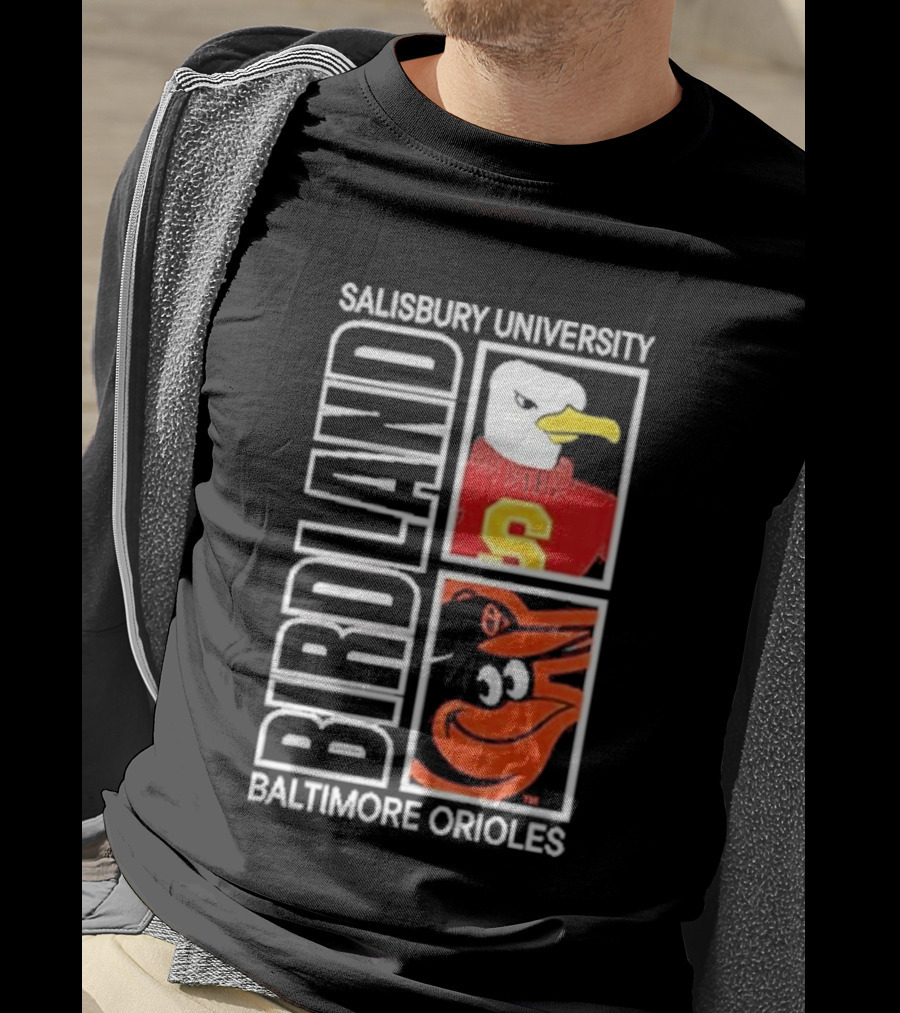 Salisbury University Birdland Night Baltimore Orioles 2026 T-Shirt