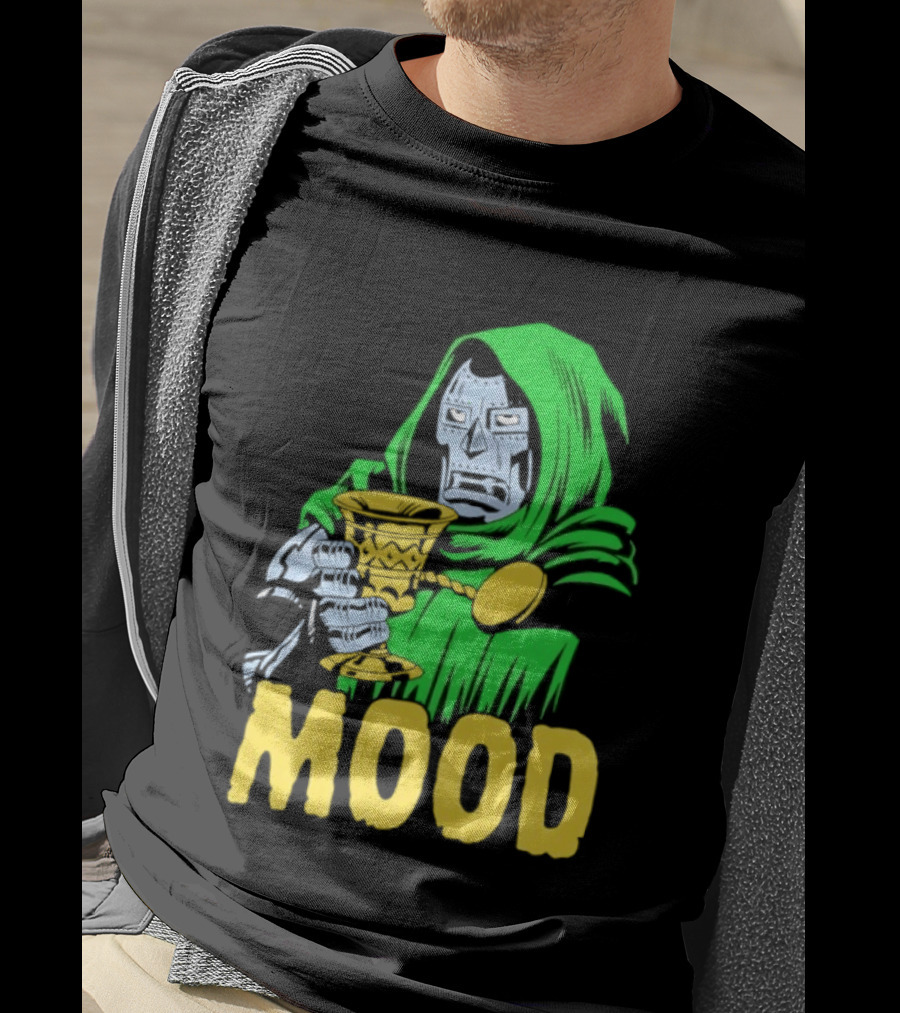 Doctor Doom Mood Marvel Villain Comic Book T-Shirt