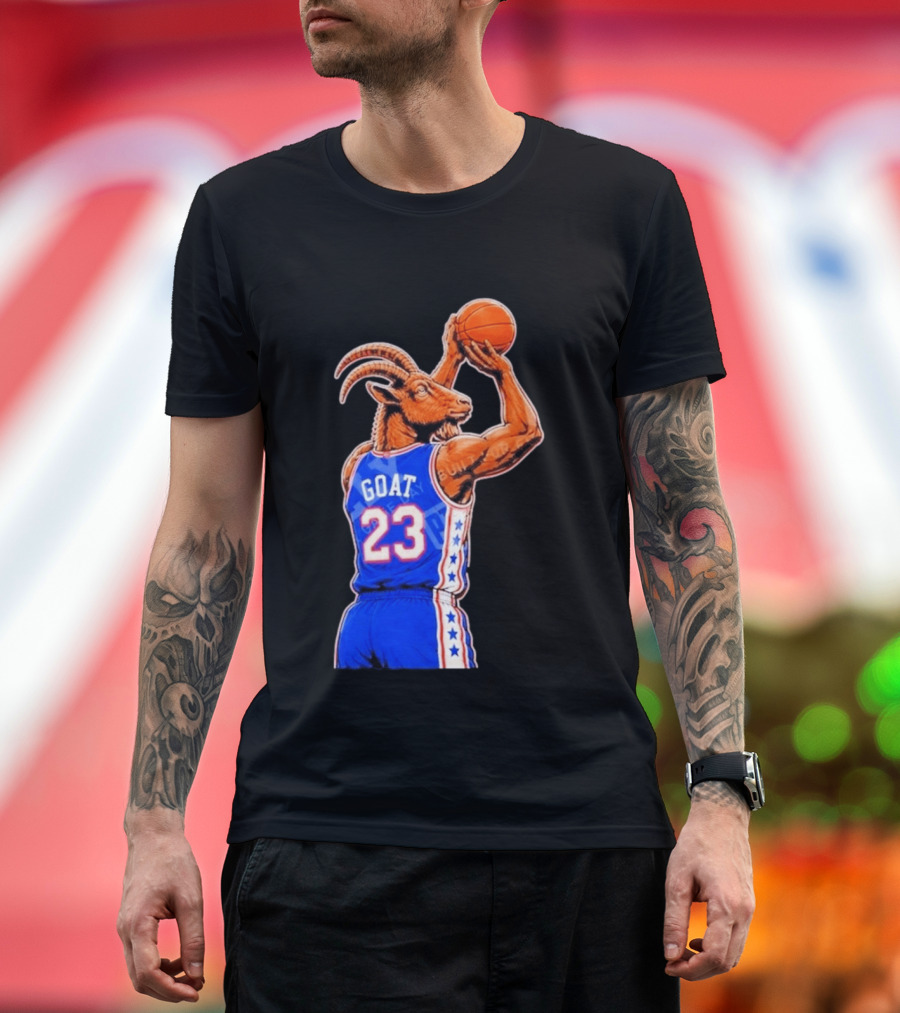 GOAT 23 Basketball Player Jersey Sports Inspired By Iconic NBA Stars T-Shirt