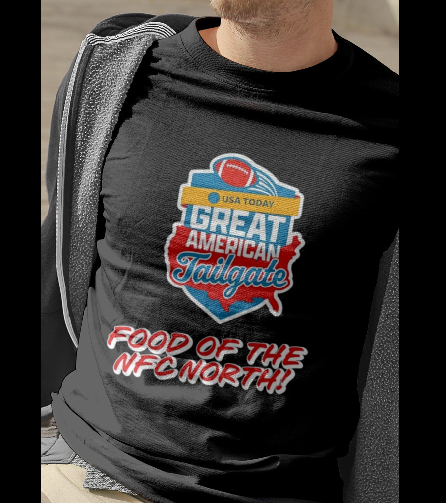 USA Today Great American Tailgate Food Of The NFC North T-Shirt