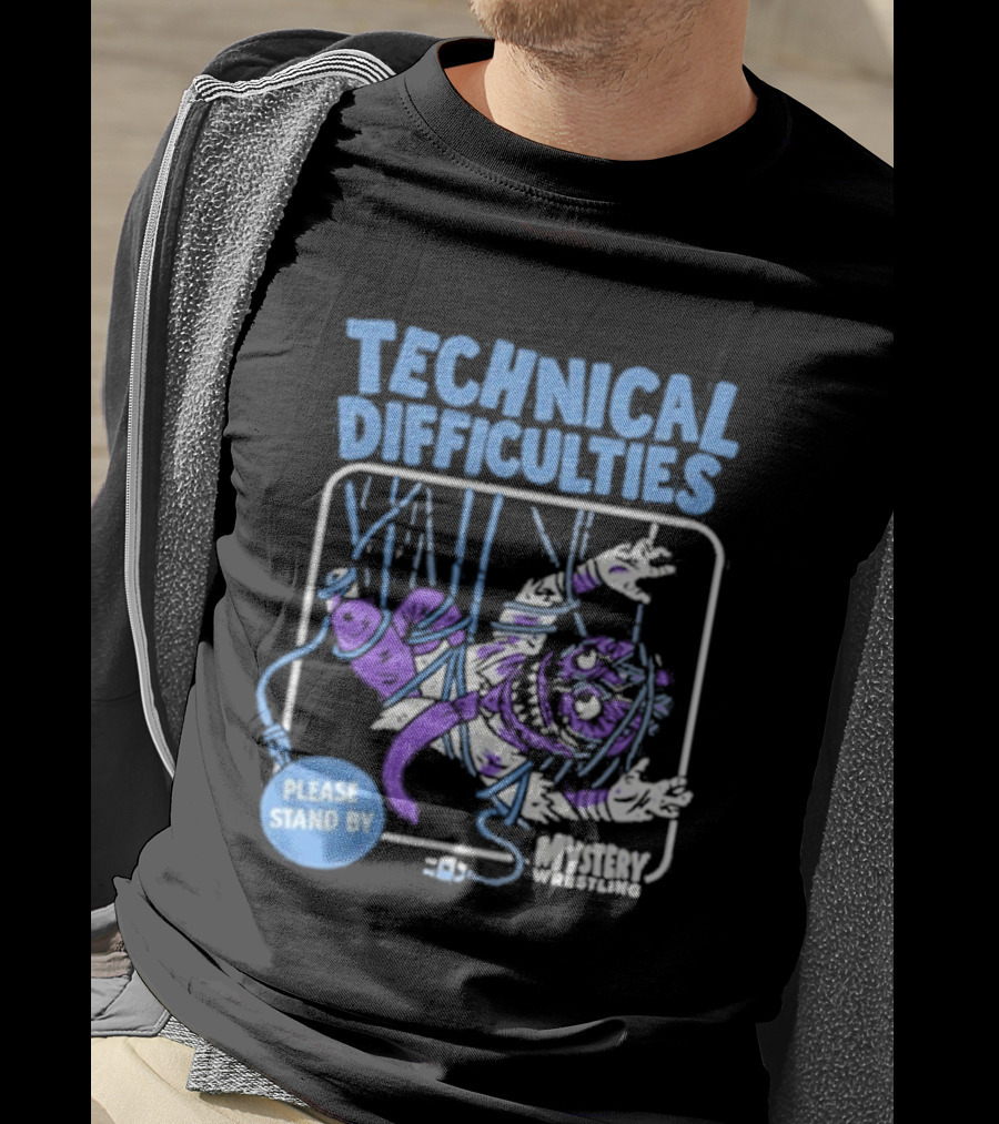 Technical Difficulties Please Stand By Monster Mashup T-Shirt