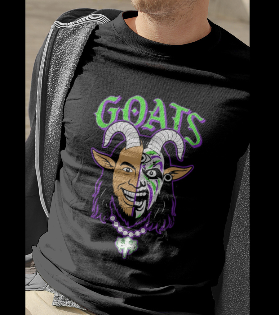The Hardys GOATS Half Face Fusion T-Shirt