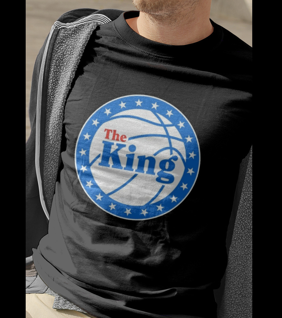 The King Philly Basketball Circle Stars T-Shirt