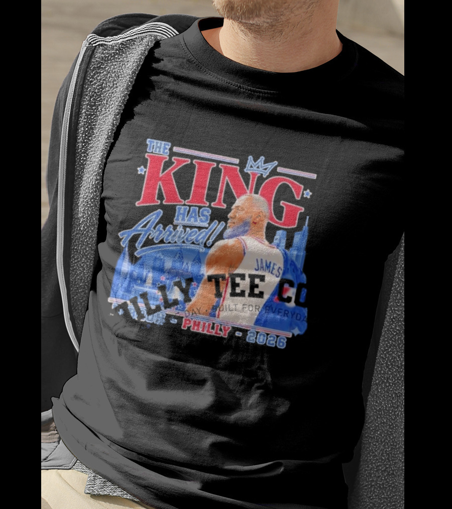 LeBron James The King Has Arrived Philly 2026 Tour T-Shirt