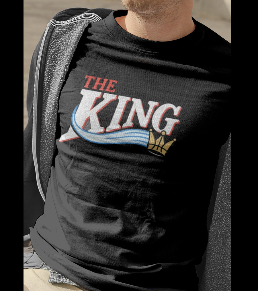 LeBron James The King Crown Philly NBA Basketball T-Shirt