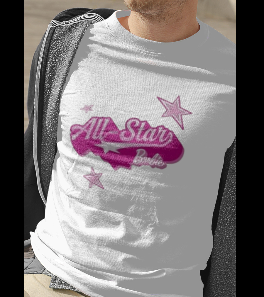 Angel Reese All Star Barbie Pink Star T-Shirt