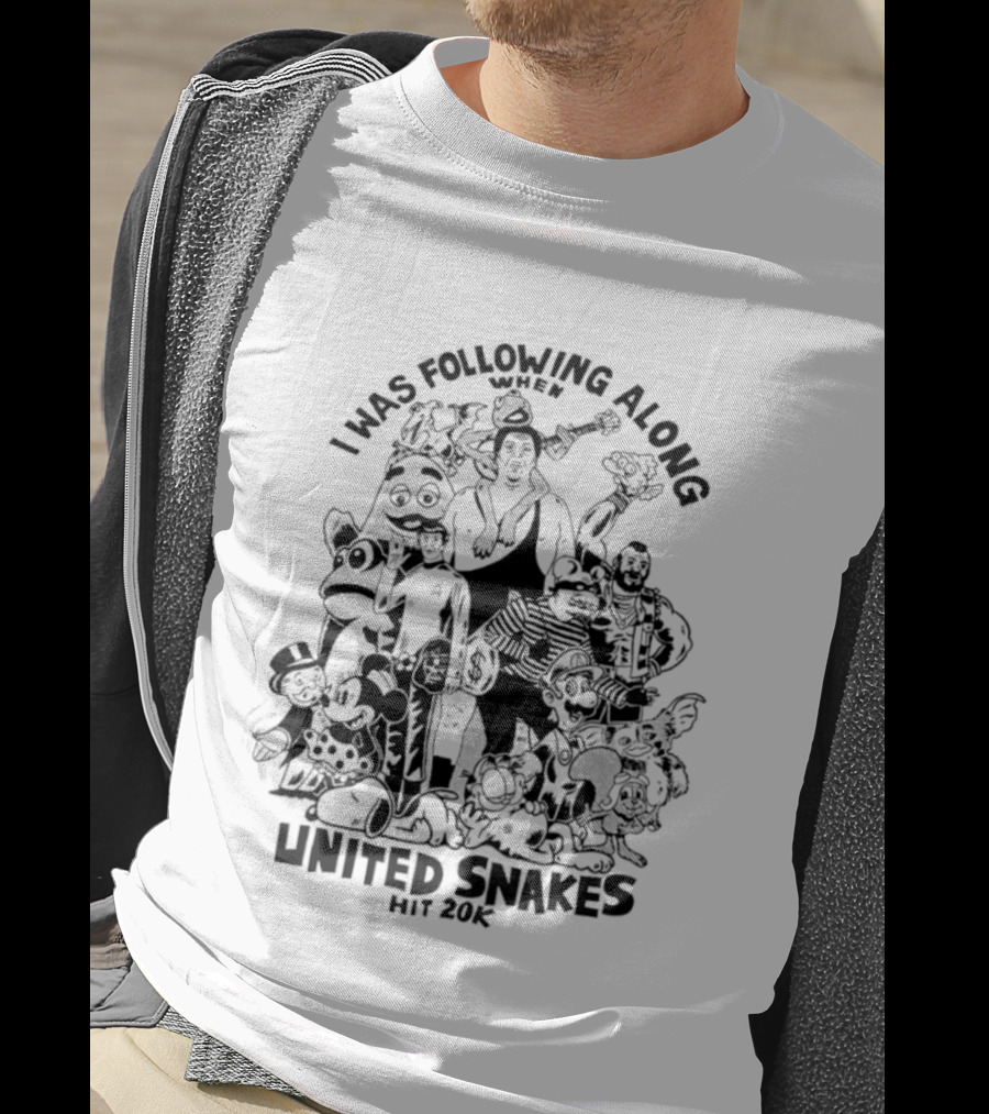 I Was Following Along When United Snakes Hit 20K T-Shirt
