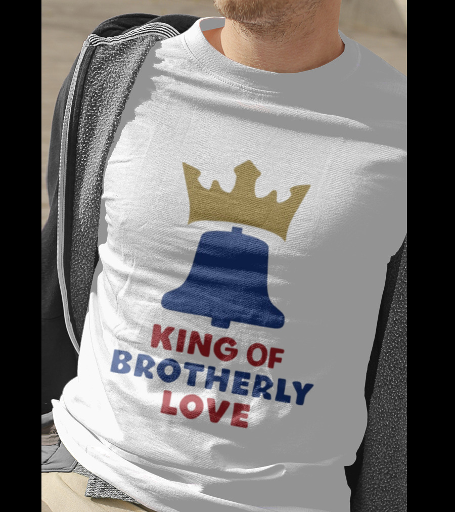 Philadelphia 76ers King Of Brotherly Love LeBron James T-Shirt
