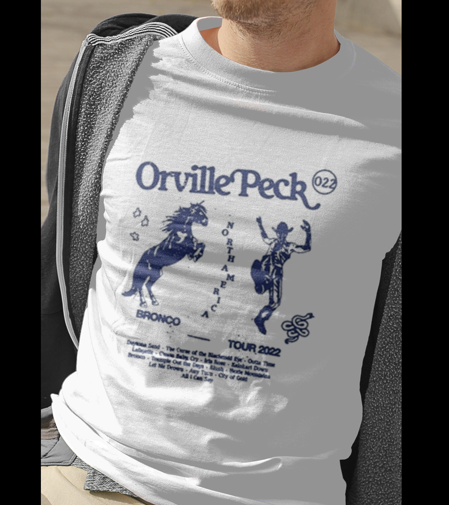 Orville Peck The Ringer Tour Bronco Cowboy 2022 Western Dance Iconic Concert Dates T-Shirt