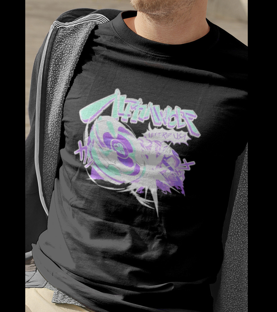 Alpha Wolf Left Rip USA Beyblade Anime Burst T-Shirt