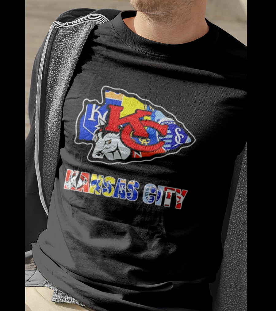 Kansas City KC Arrowhead Royals Chiefs Sporting Missouri T-Shirt