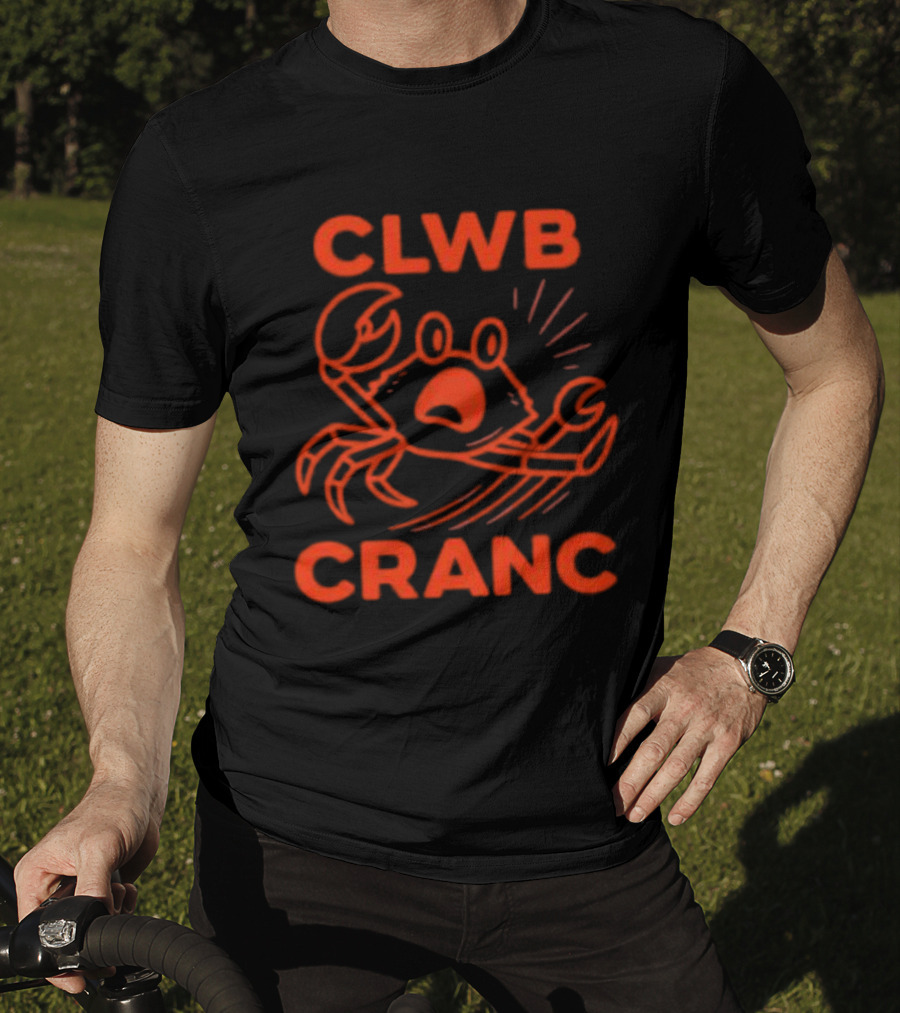 Welsh Edition Crab Club Clwb Cranc Crop T-Shirt