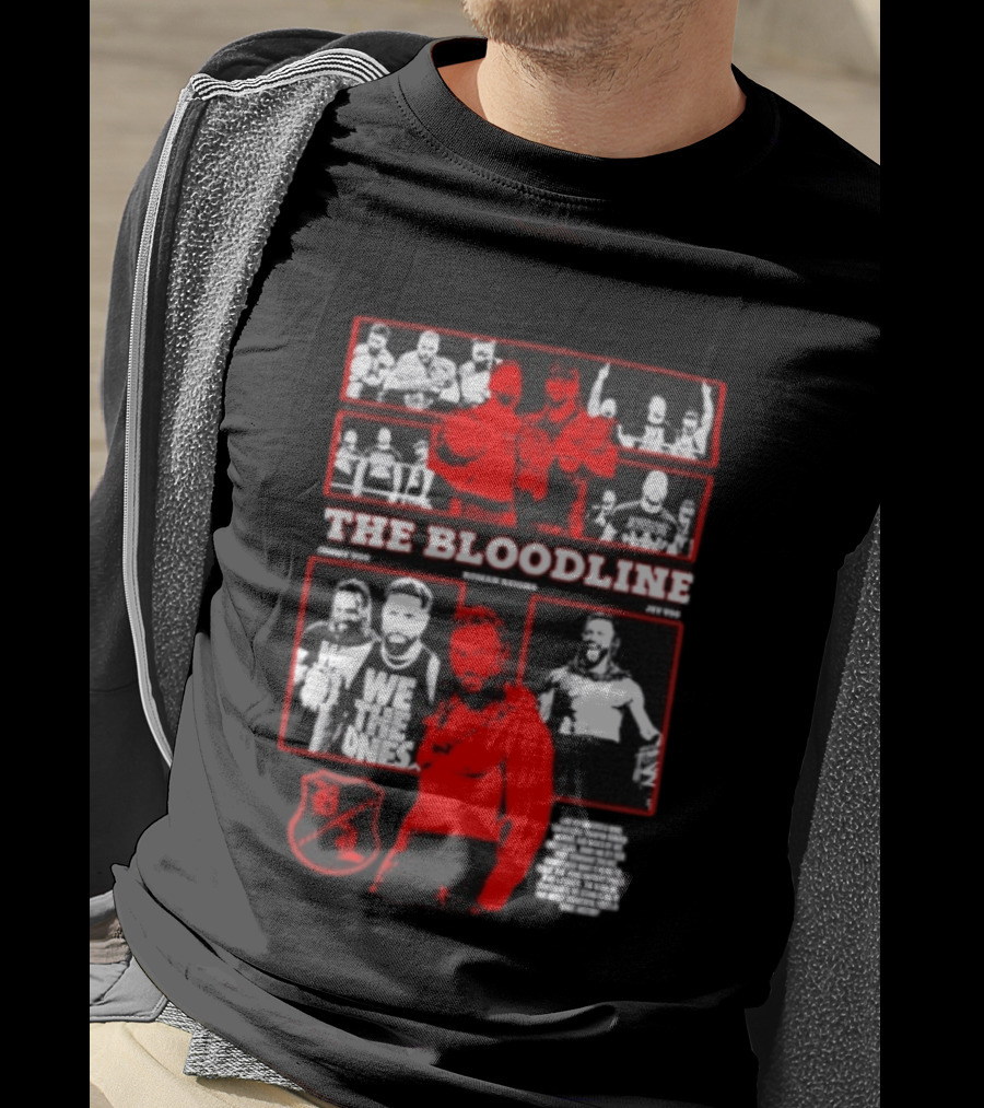 The Bloodline WWE Roman Reigns Jimmy Uso Jey Uso We The Ones Collage 8 1 T-Shirt