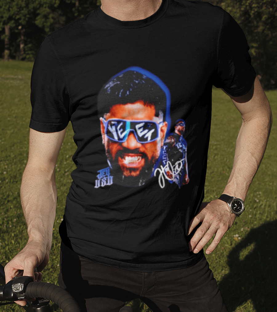 Jey Uso Yeet WWE Wrestling Bloodline Autograph Sunglasses T-Shirt