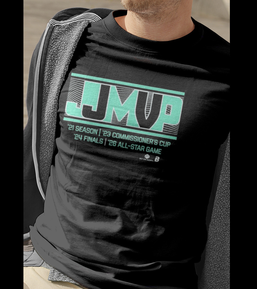 JJ MVP Jonquel Jones 2021 Season 2022 Commissioner's Cup 2021 Finals 2023 All Star Game T-Shirt