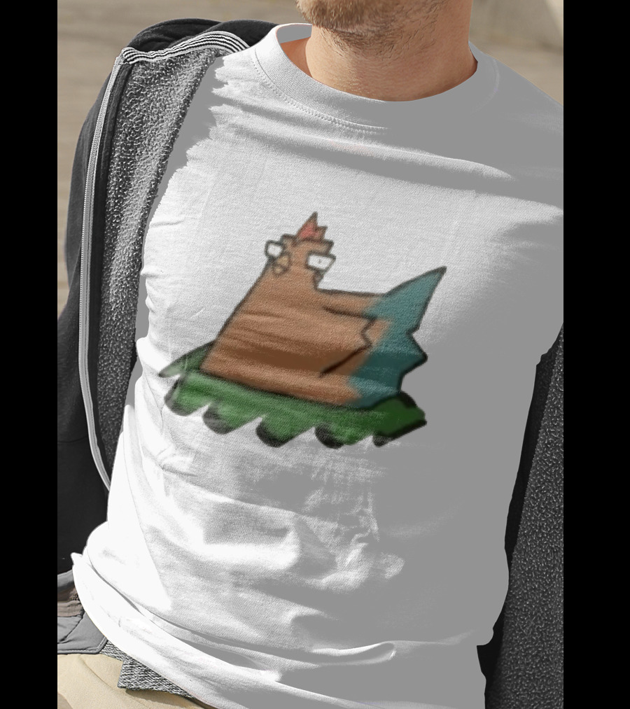 Cartoon Chicken In Nest Bird T-Shirt