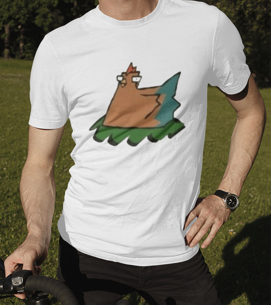 Cartoon Chicken In Nest Bird T-Shirt
