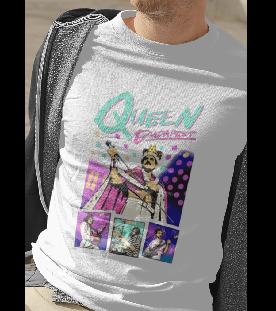 Queen Budapest Anniversary Vest 40th Pop Concert T-Shirt