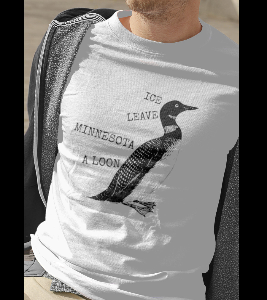 Ice Leave Minnesota A Loon T-Shirt