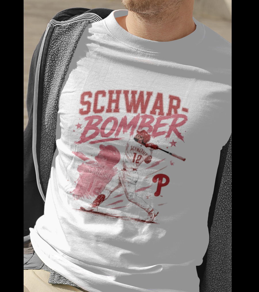 Schwar Bomber Kyle Schwarber Philadelphia Phillies Baseball T-Shirt