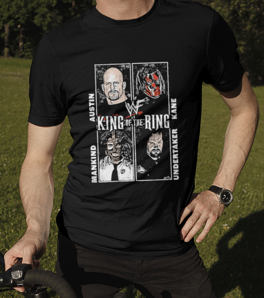 WWF King Of The Ring Austin Kane Mankind Undertaker T-Shirt