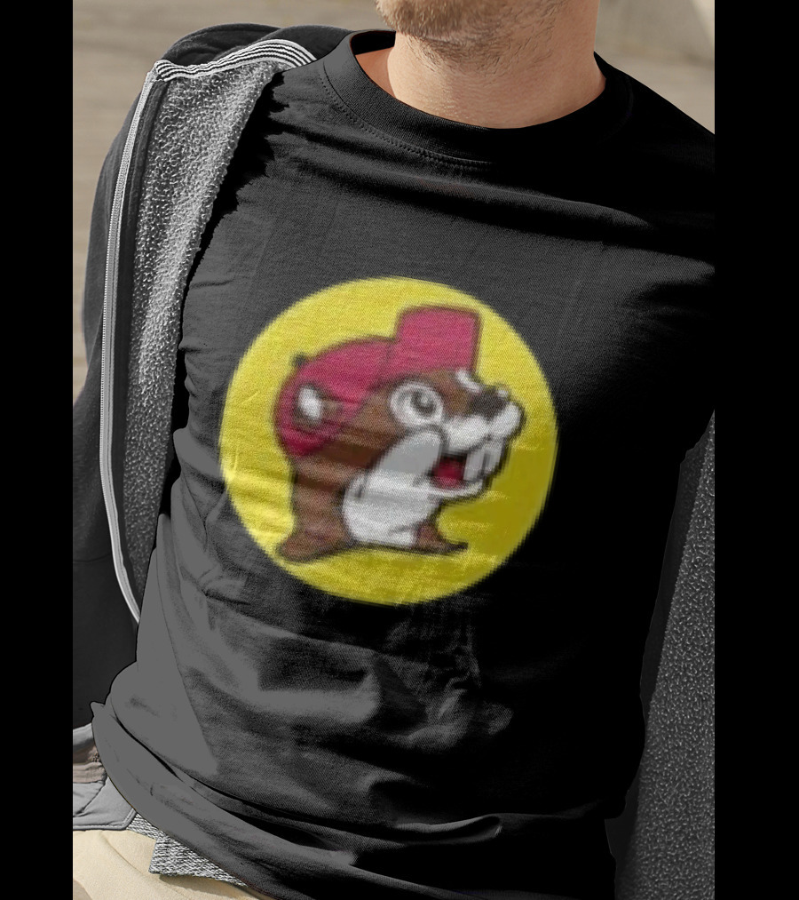 Buc Ee's Fresh Brisket On The Board Two Sided Beavers Texas BBQ T-Shirt