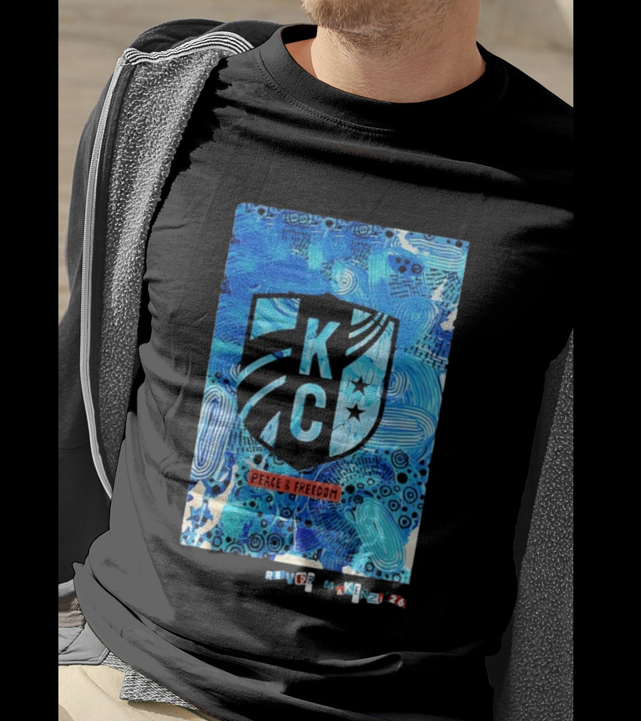 Kansas City Current KC Peace And Freedom River Makenzi 2026 T-Shirt