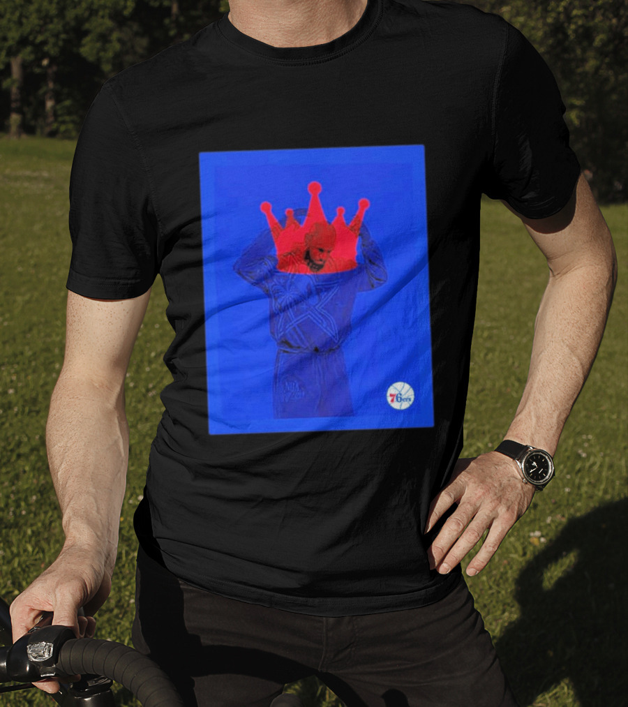 LeBron James NBA All Star Crown Philadelphia 76ers T-Shirt
